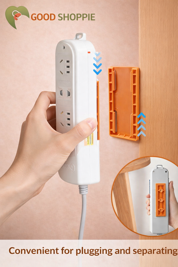 Adhesive Drill-Free Socket Holder (Pack of 2)
