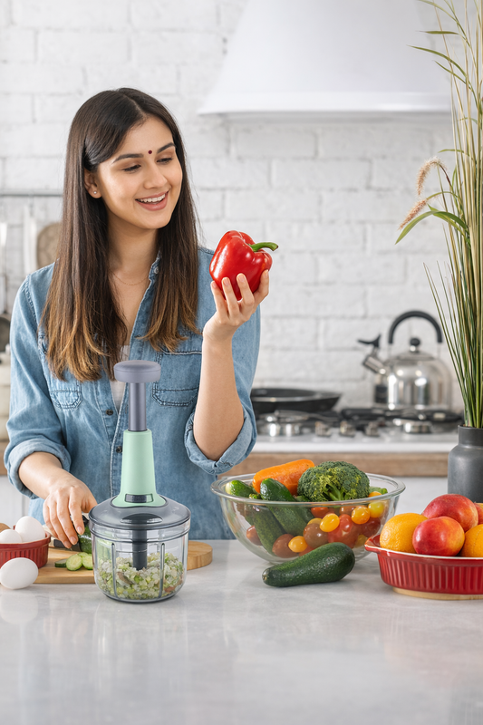 Press Chopper 🍅 KitchenMadeEasy